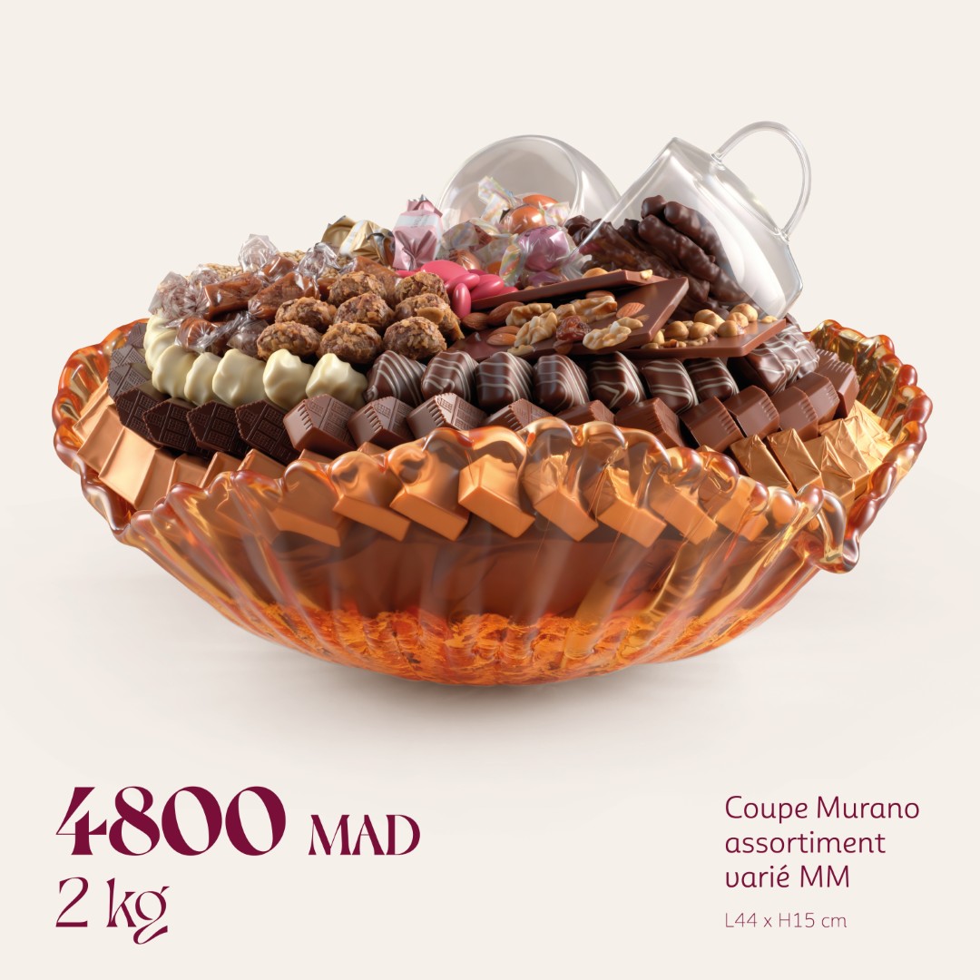 Coupe Murano assortiment varié